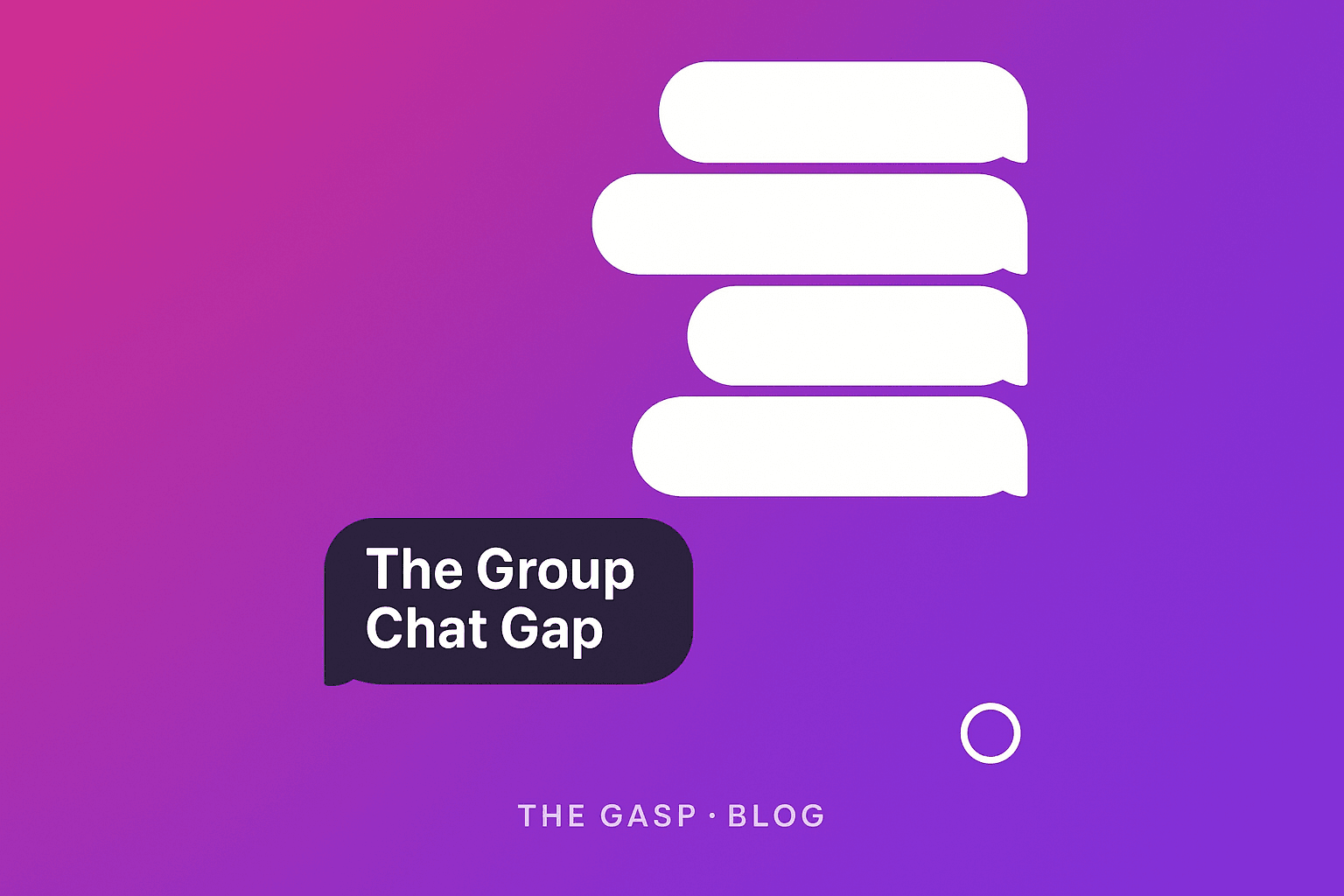 Cover image for The Group Chat Gap: How Individual Participation Rates Reveal the Unspoken Social Hierarchy